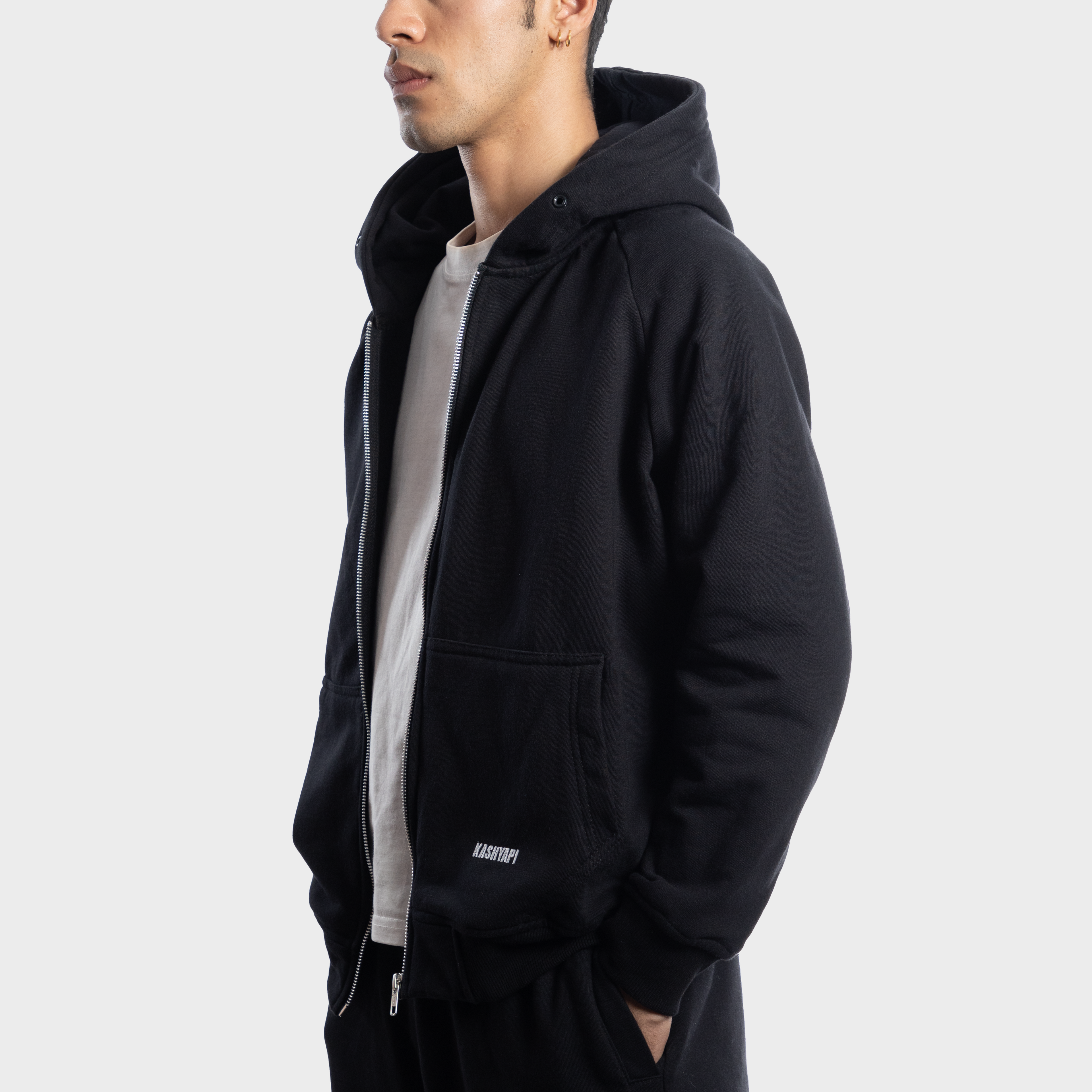 Relaxed Zip-up Hoodie