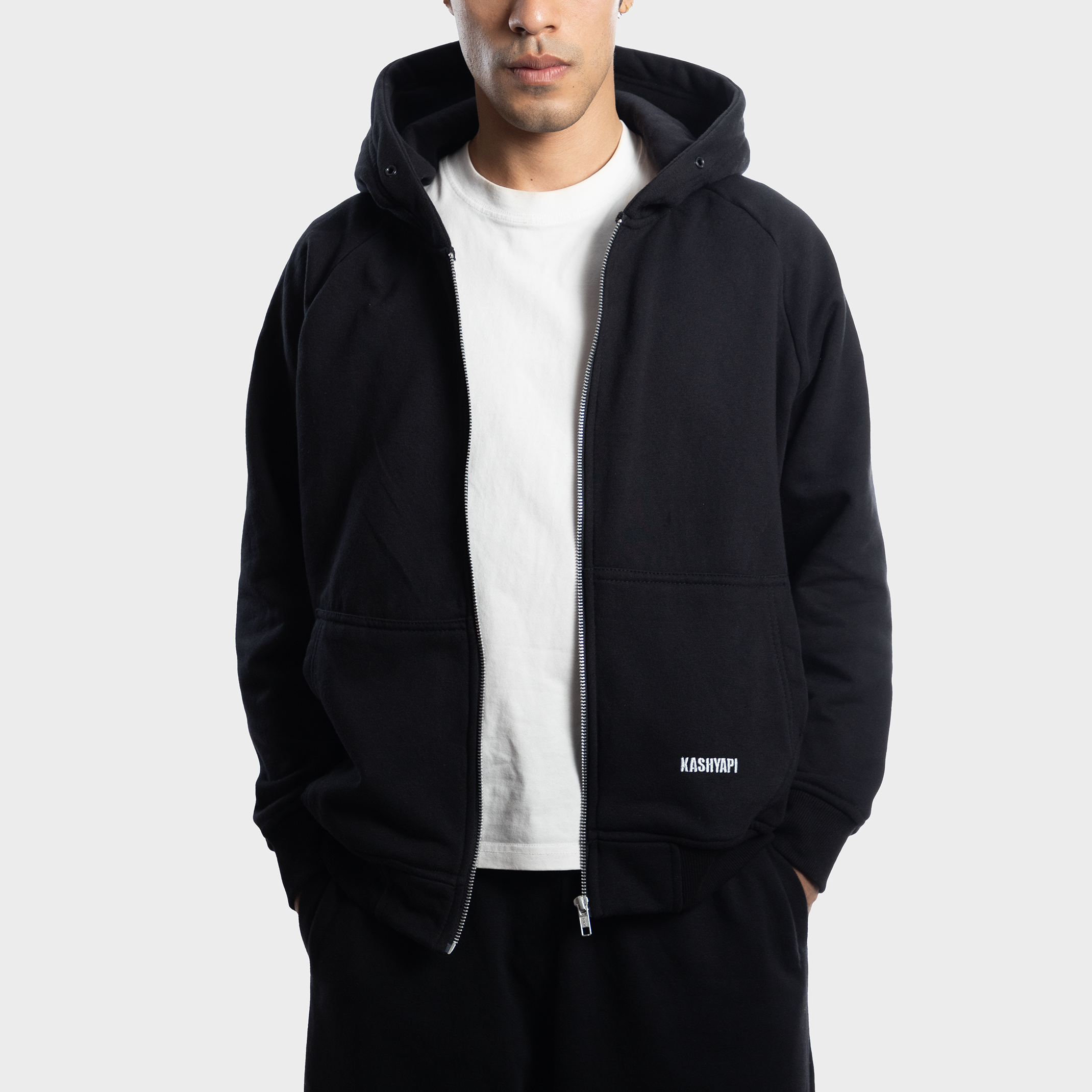 Relaxed Zip-up Hoodie