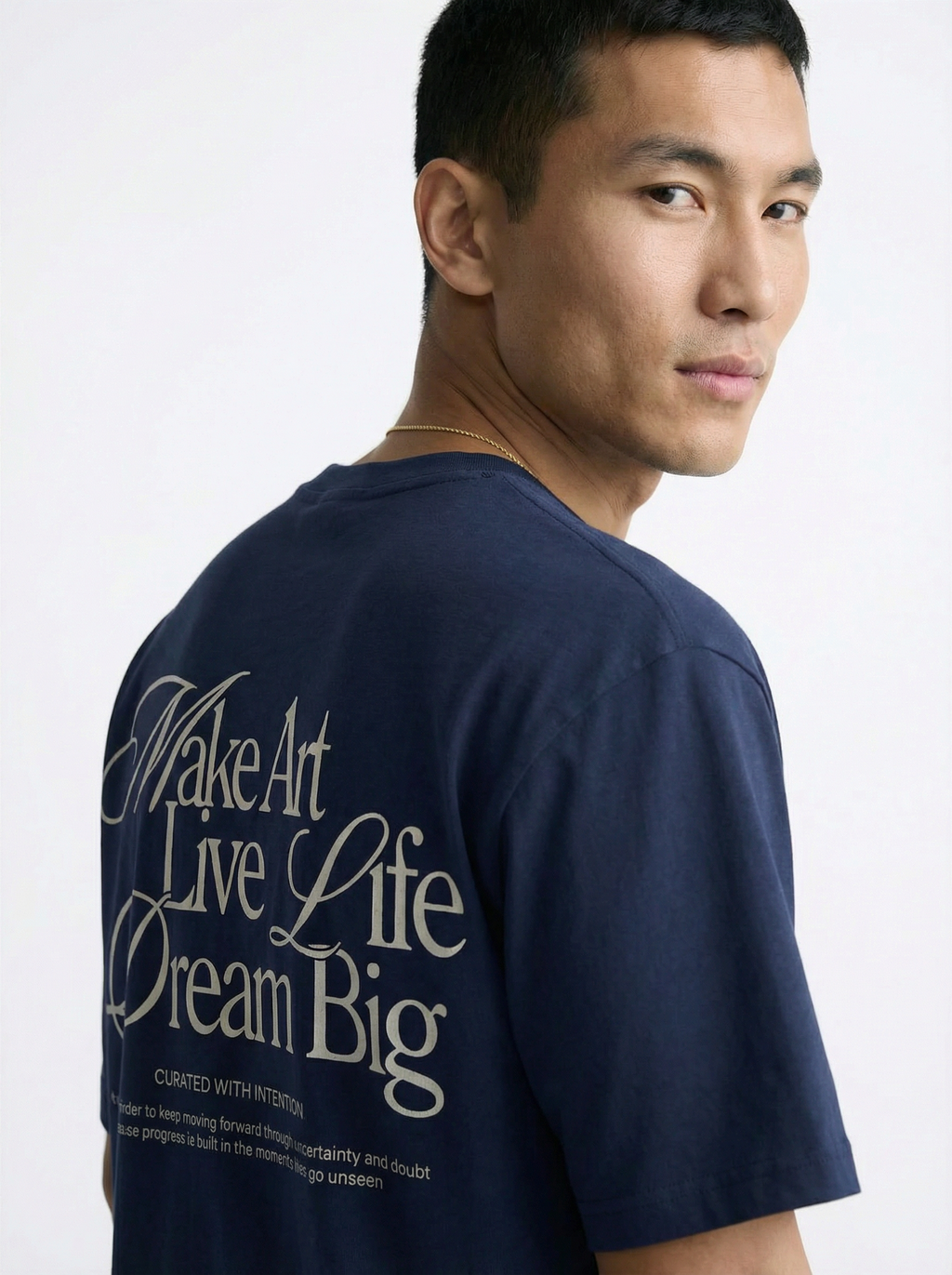 Make Art T-Shirt - Blue