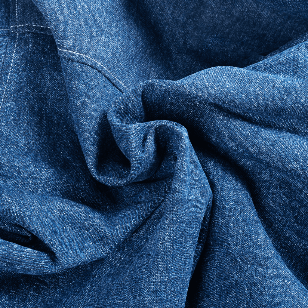 Denim Puffer Jacket